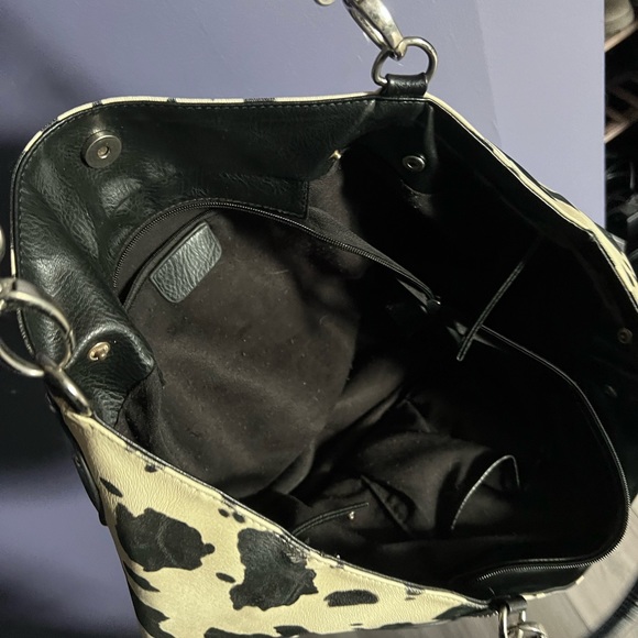 Dooney & Bourke 1975 Cow Print Purse - Picture 5 of 6